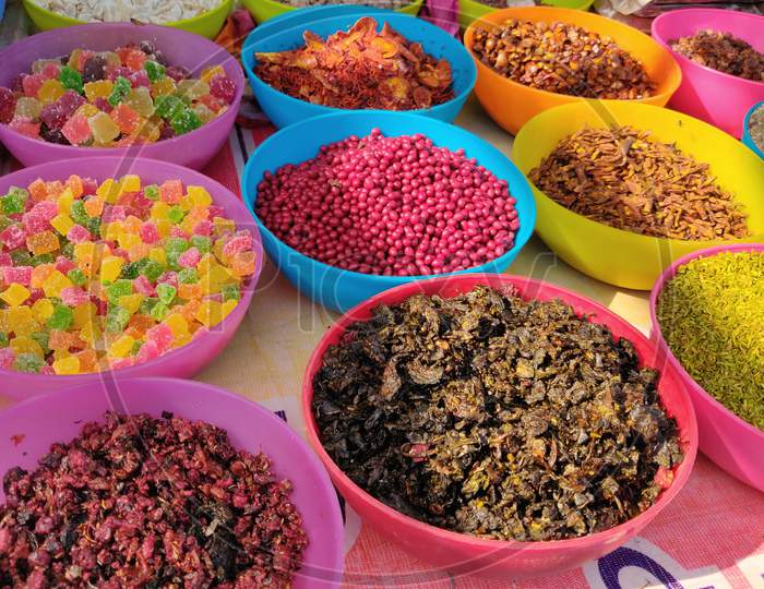Candy and sweets at Lucknow fair