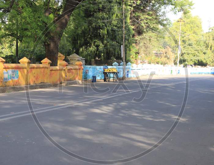 Empty Roads in Prayagraj During 21-day Lock Down Due To  Corona Virus Or COVID-19 Outbreak in India, prayagraj