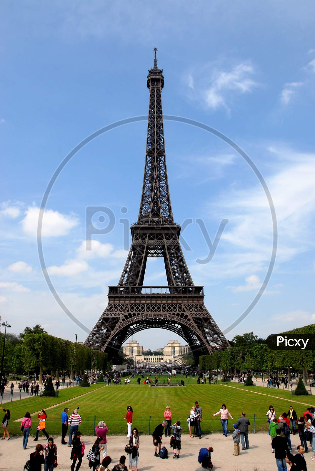 Eiffel Tower  With Sky Composition , Paris