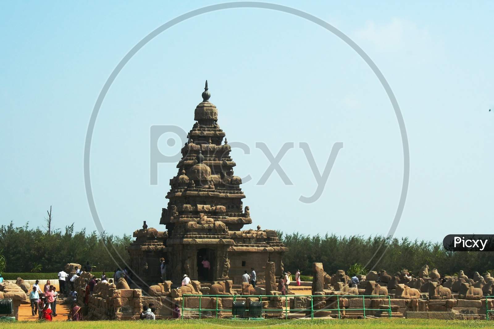 Mahabalipuram, a town in Chengalpattu district in the southeastern Indian state near Chennai, UNESCO World Heritage Site, old temples.