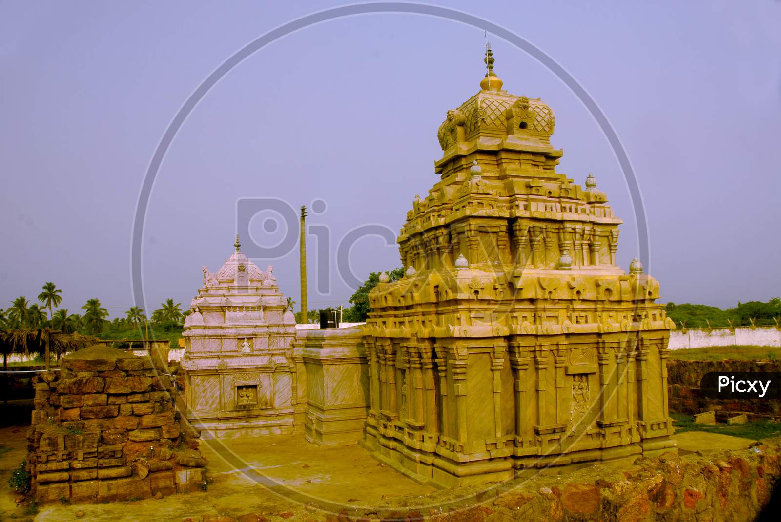 A View Hindu Temple Shrine