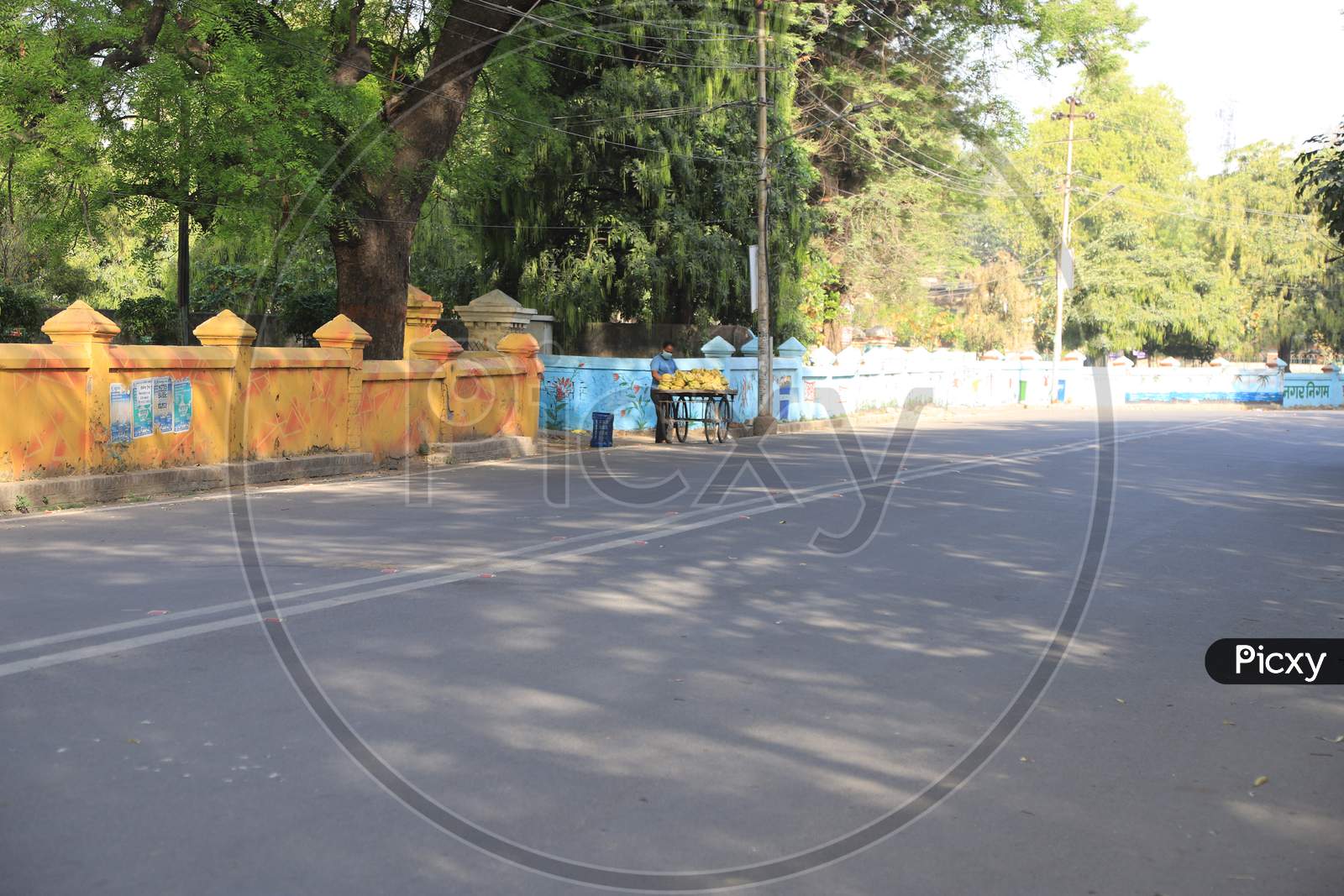 Empty Roads in Prayagraj During 21-day Lock Down Due To  Corona Virus Or COVID-19 Outbreak in India, prayagraj