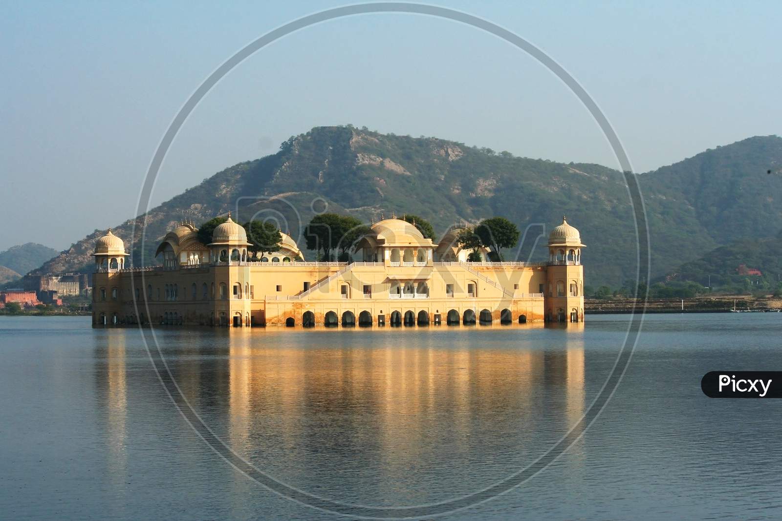 Jal Mahal a palace in the middle of the Man Sagar Lake in Jaipur city, Rajasthan