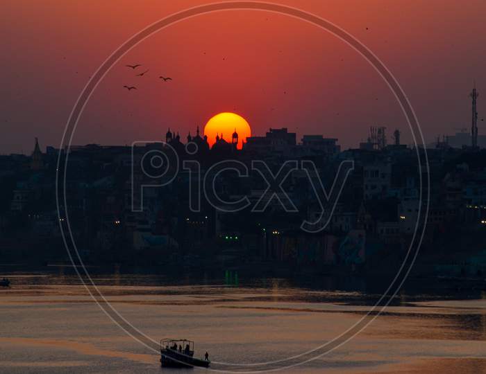 Sunset of Varanasi