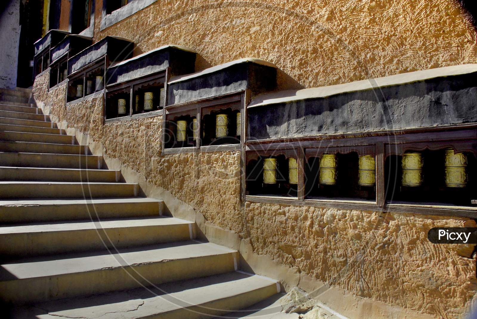 Architecture Of Buddhist monastery in Ladakh