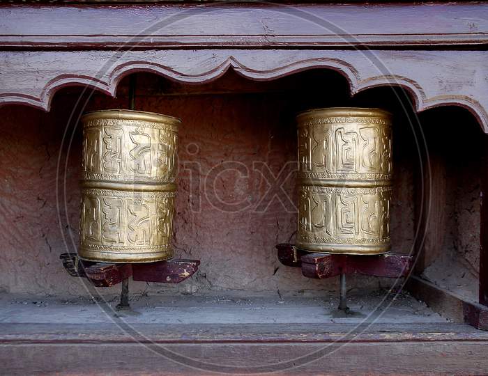 Bells in Buddhist Monastery