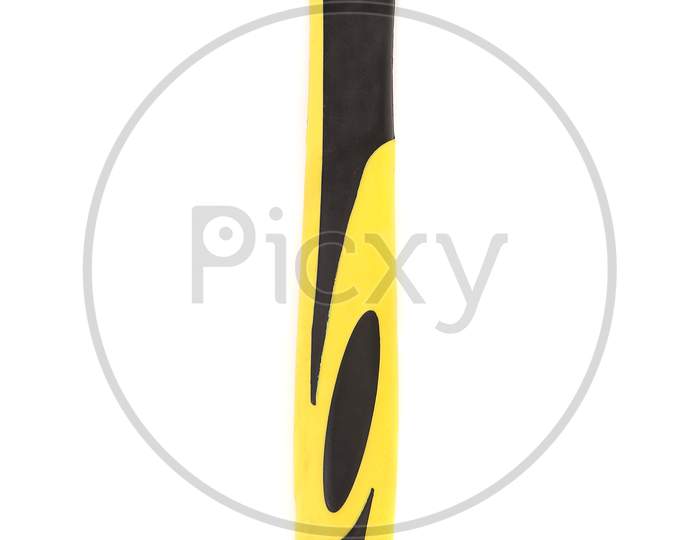 Hammer With Yellow Handle. Isolated On White Background.
