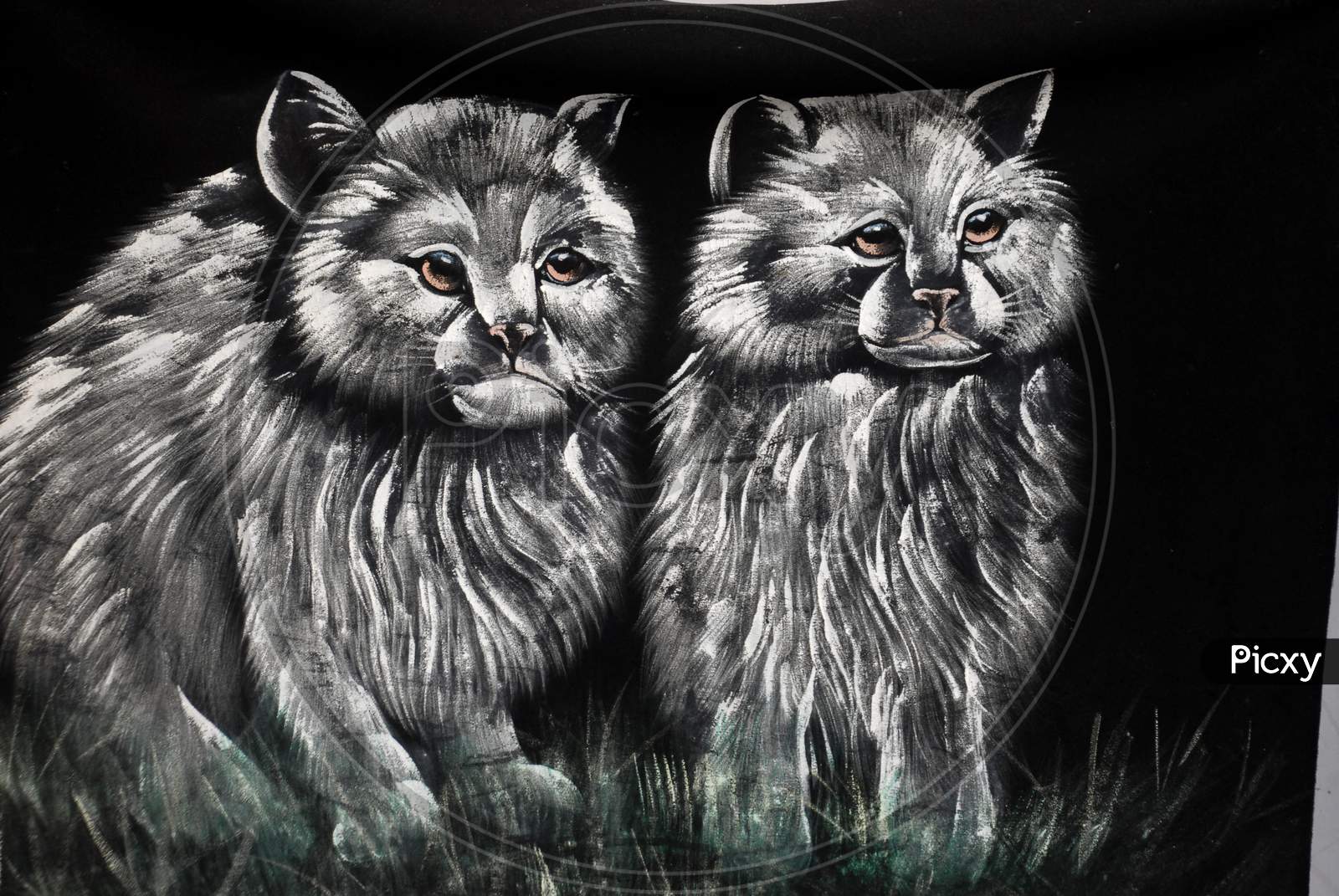 Painting of Wild Cats