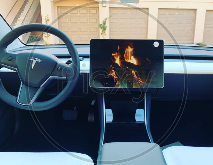 Tesla model 3 interior