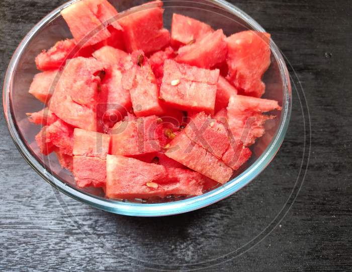 Water- melon in a bowl