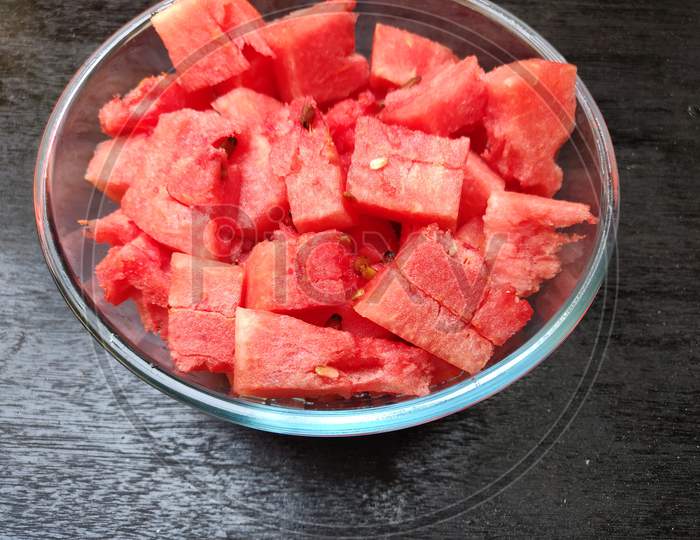 Water- melon in a bowl
