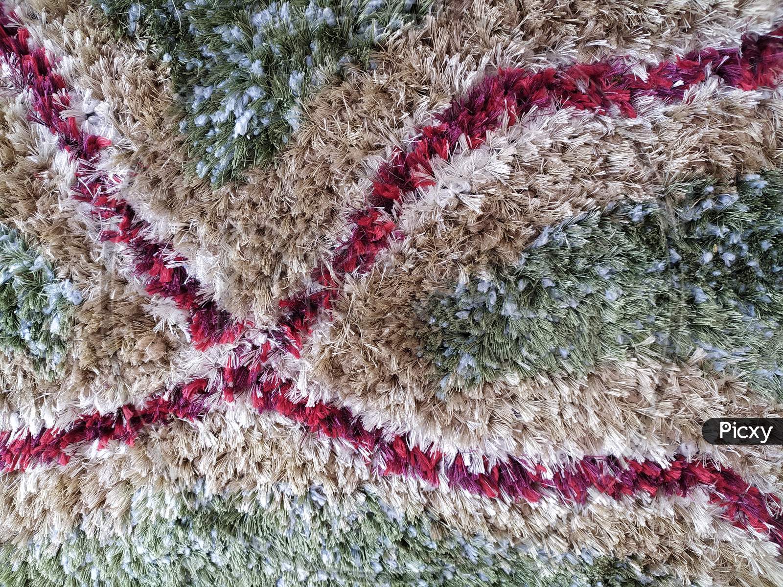 Texture And Patterns Of a Doormat Forming a Background