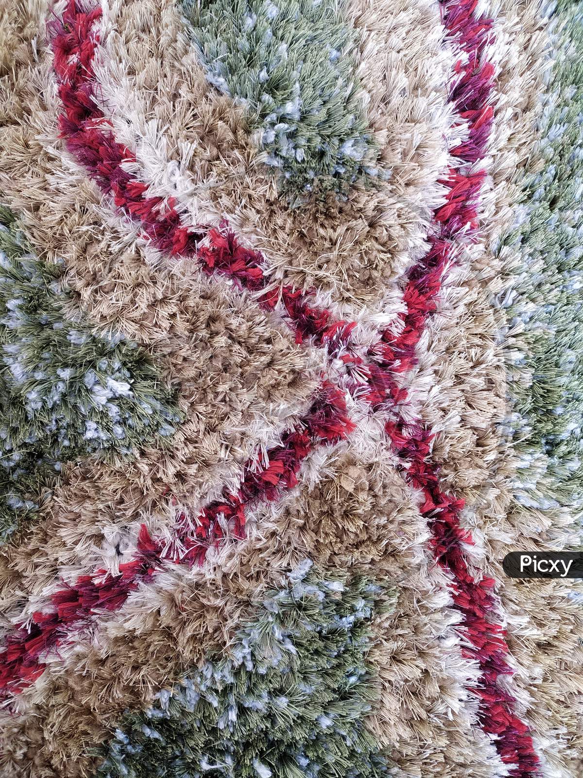Texture And Patterns Of a Door Mat Forming a Background