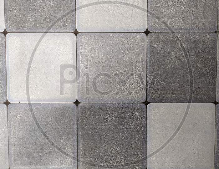 Patterns Of Floor Tiles  Forming a Background