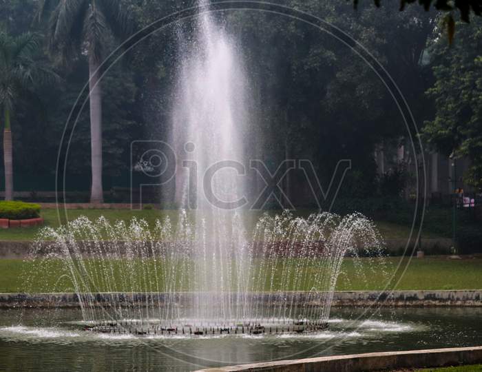 Amazing Water Fountain Outdoor In The Garden
