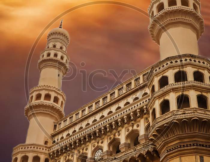 Architectural view of Charminar