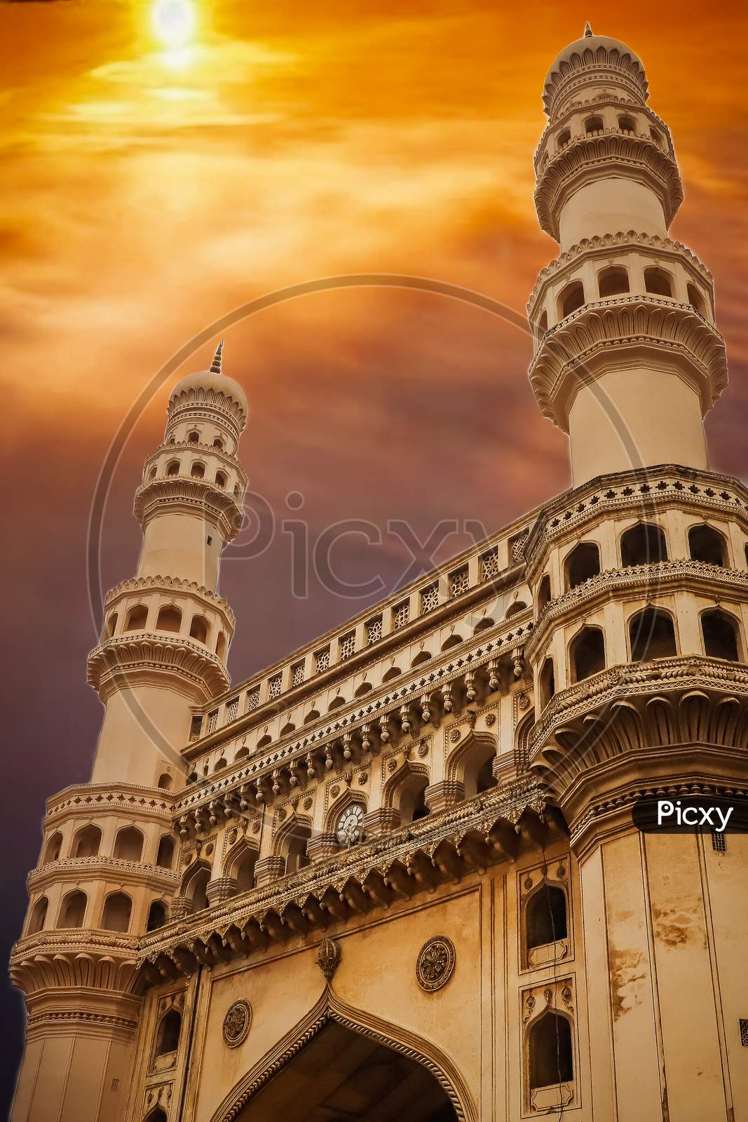 Architectural view of Charminar