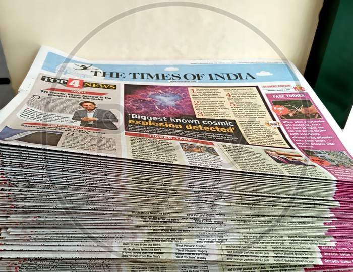 Newspaper in education students newspaper edition issued by Times of India