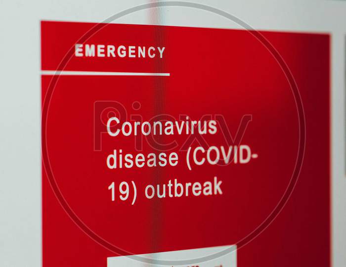 Corona emergency ward.
