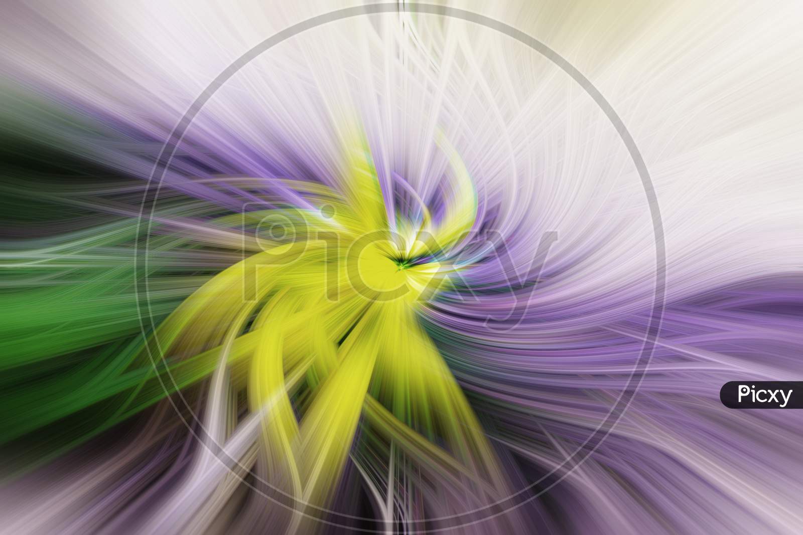 Multicolored Twirl Abstract