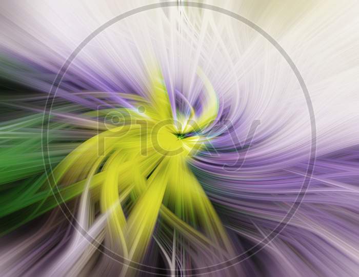 Multicolored Twirl Abstract