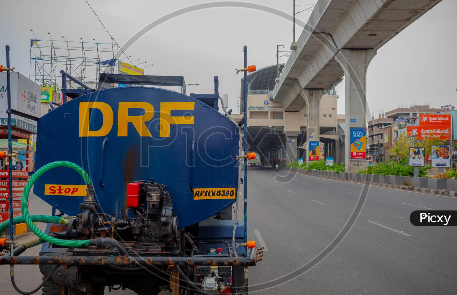 DRf Vehicle Under stand By during lockdown amid coronavirus or covid 19 outbreak in india