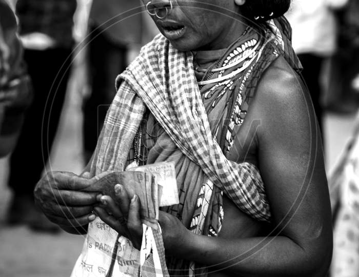portrait of a tribal woman