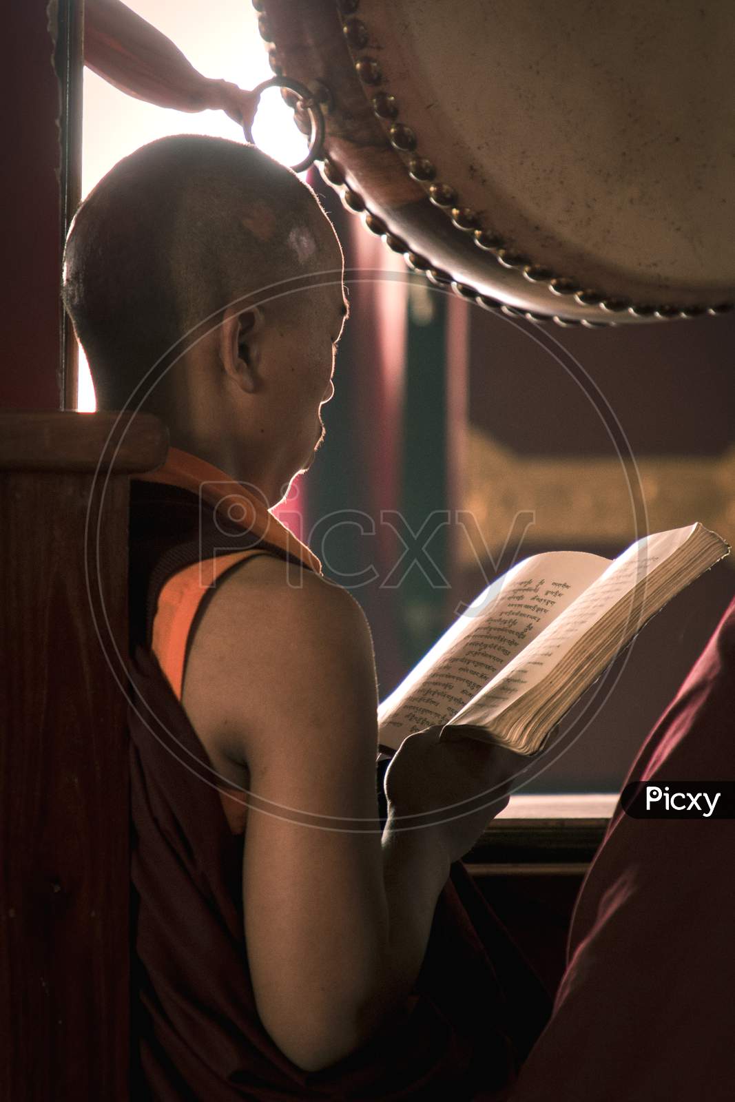 reading monk