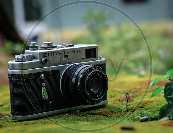 A zorki- 4k vintage camera 