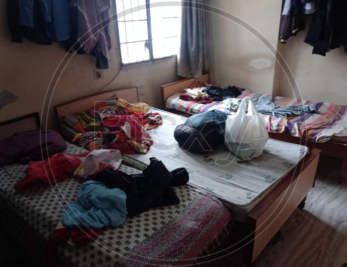 Beds in a Hostel