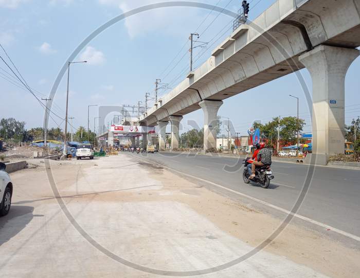 Hyderabad road side view