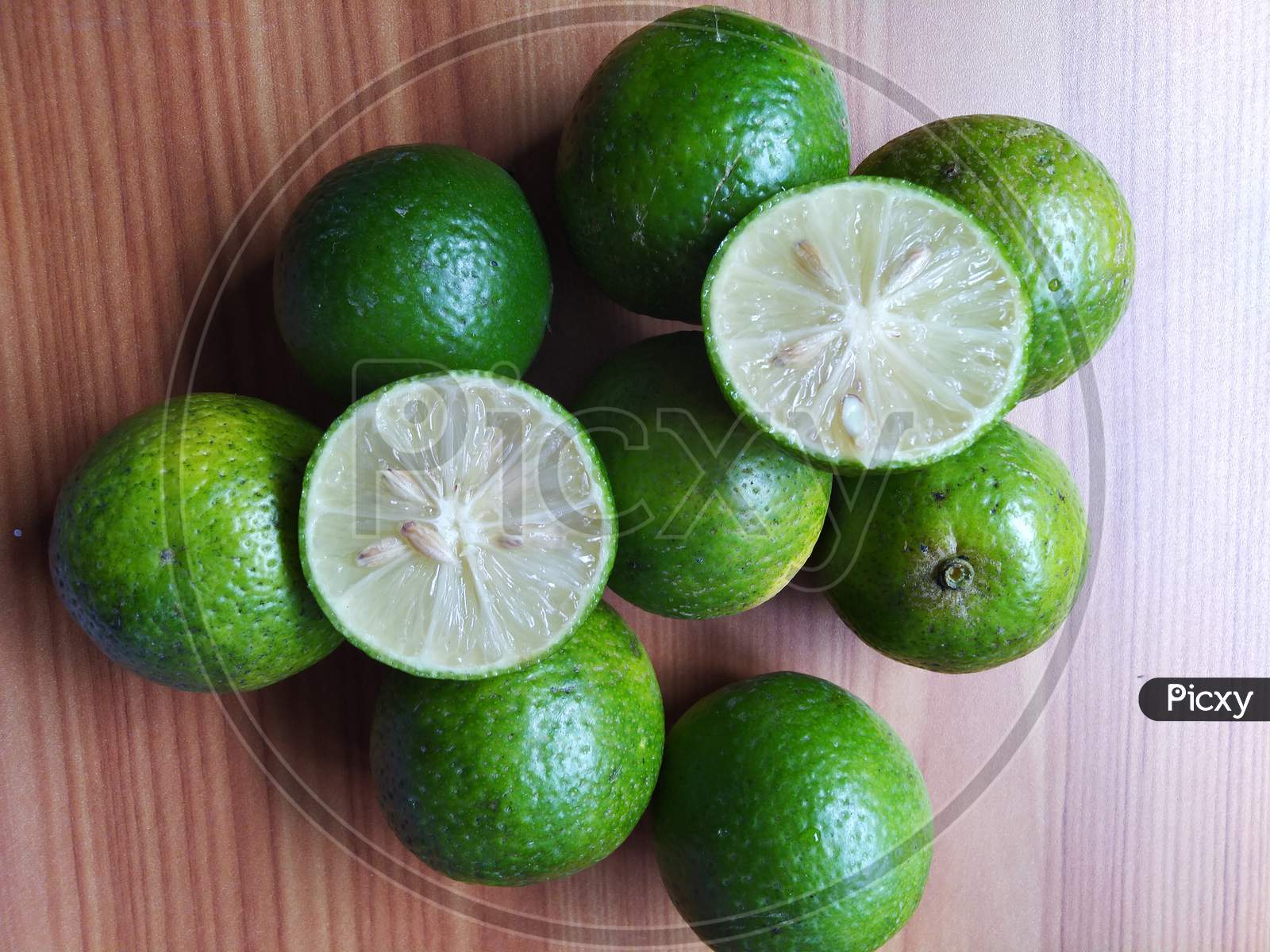 Fresh lime on a table
