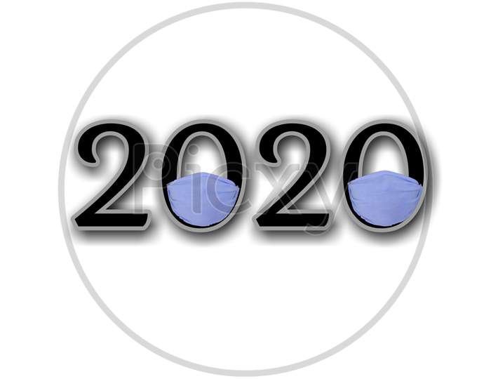 2020 year logo art