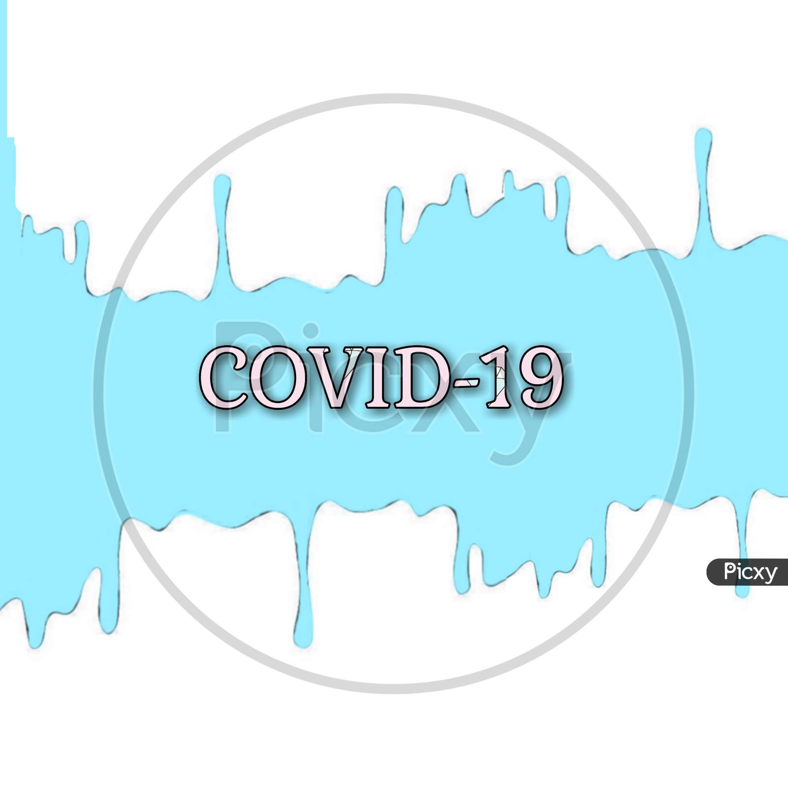 Covid 19 logo art