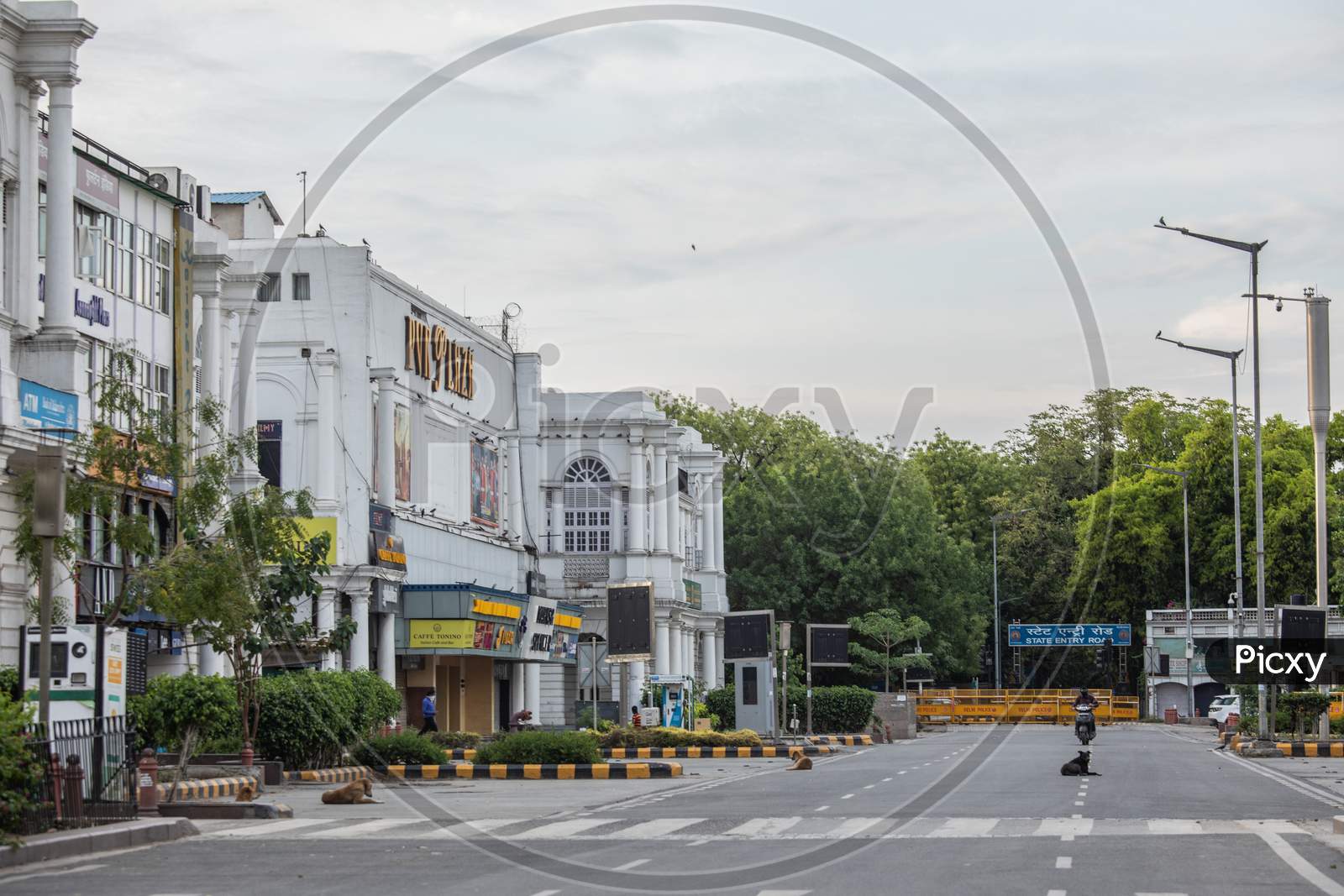 PVR Cinemas, Connaught place in Lockdown 2020 amid coronavirus or covid 19 outbreak in india