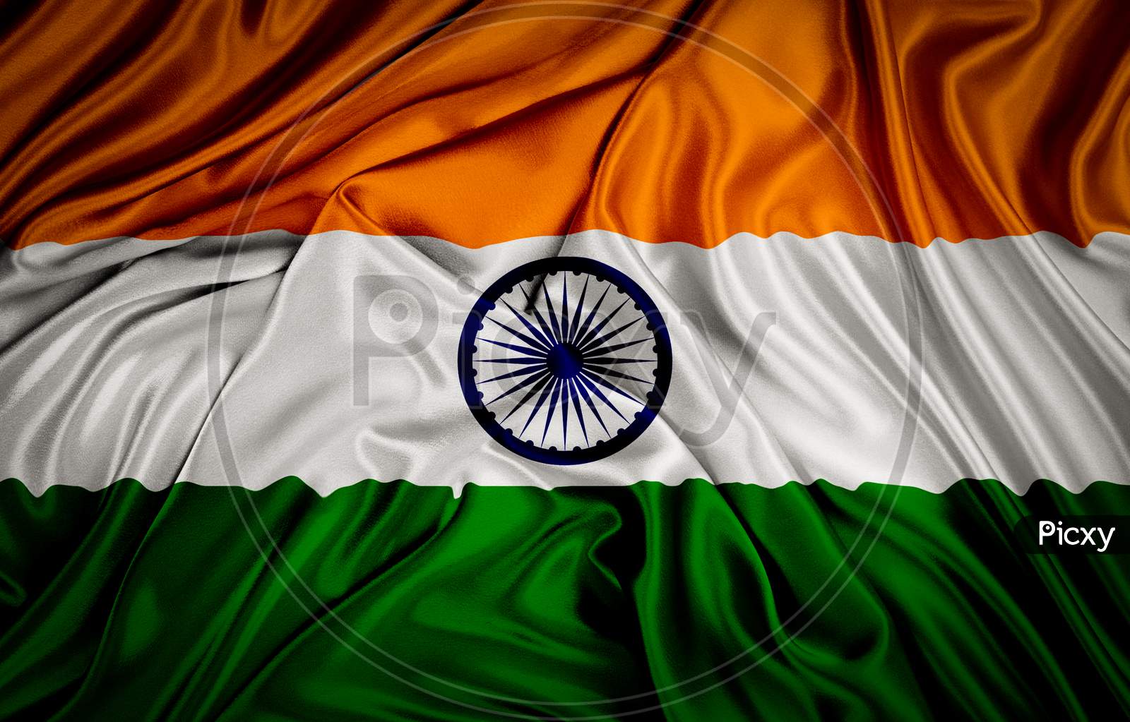 Close up Indian flag