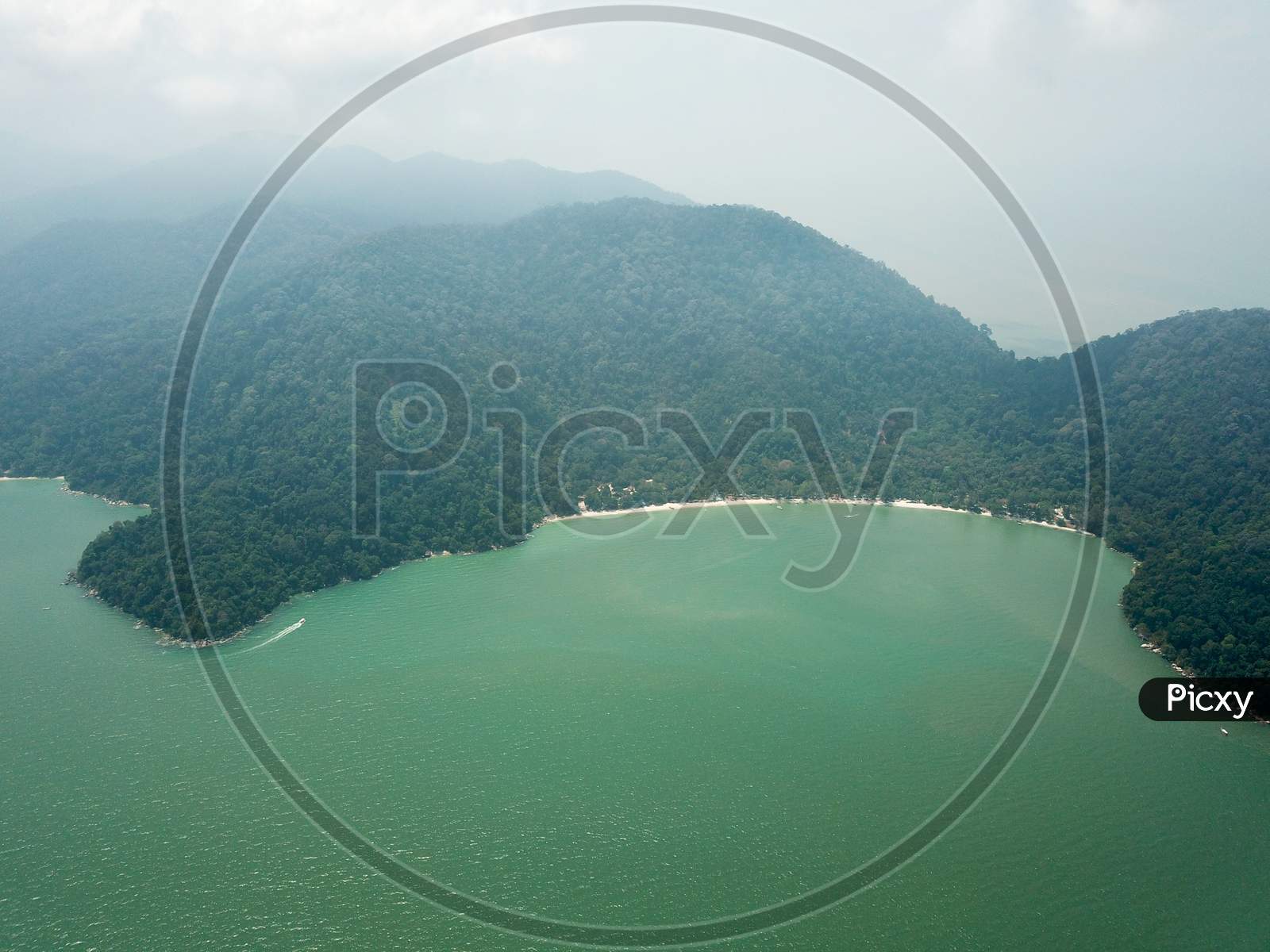 Drone View Muka Head, Penang National Park.