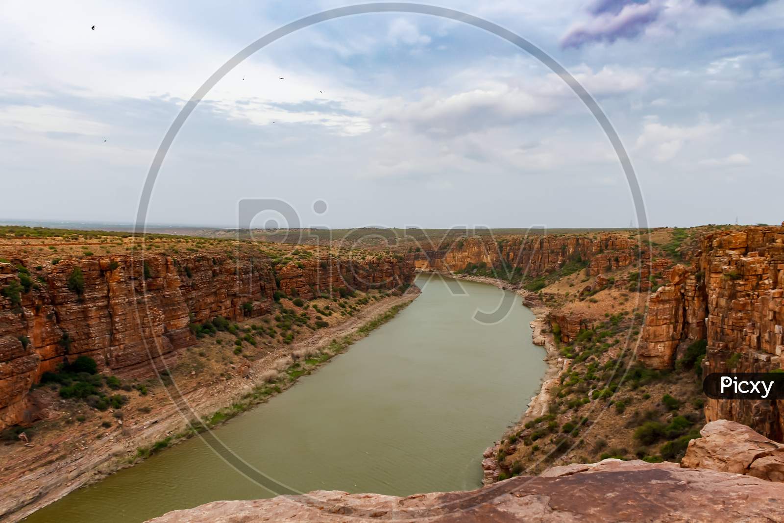 Amazing view at Grand canyon of india ,gandikota fort, andhrapradeshAmazing view at Grand canyon of india ,gandikota fort, andhrapradesh