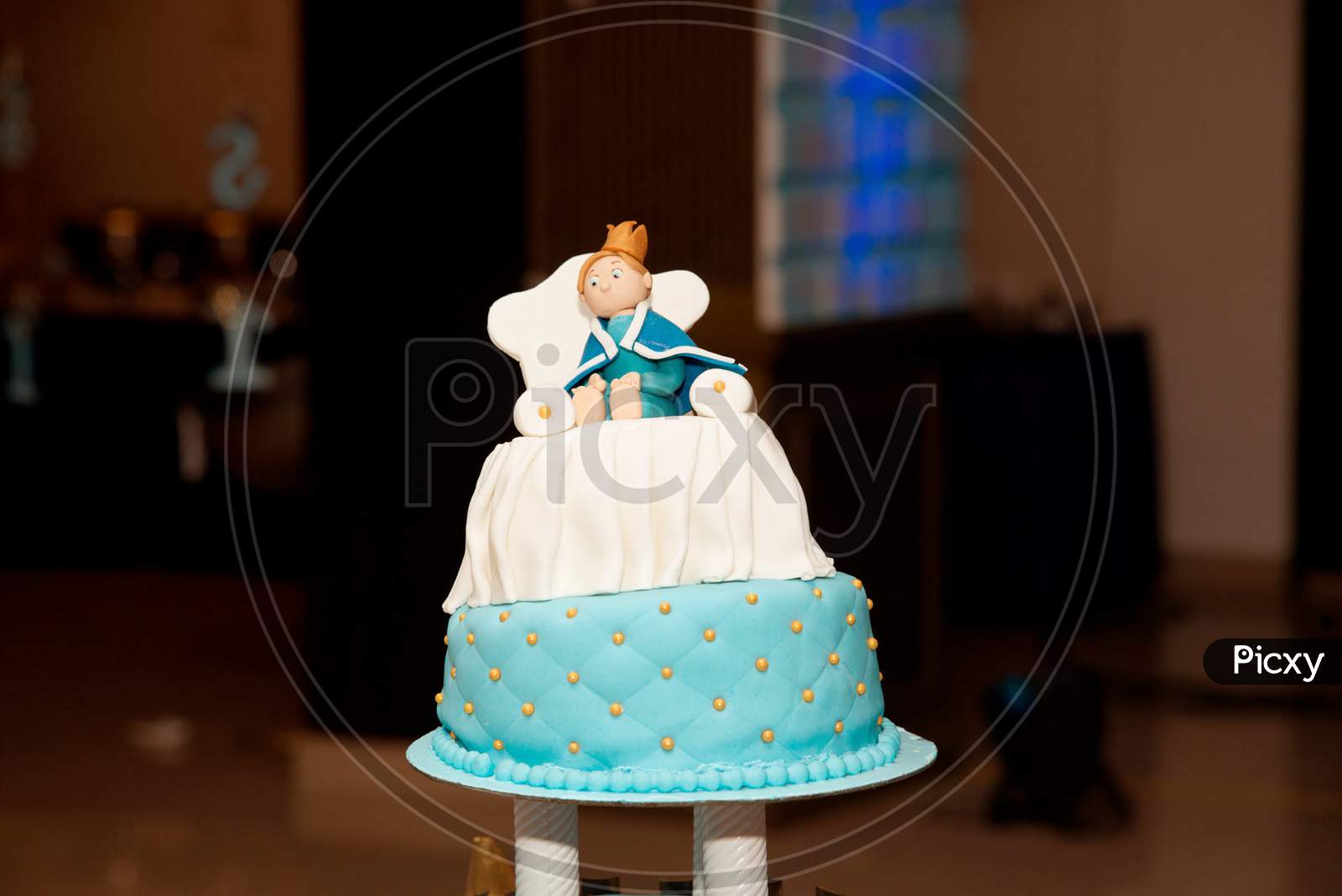 Cinderella Castle Blue Sky and Water Edible Cake Topper Image ABPID071 – A  Birthday Place