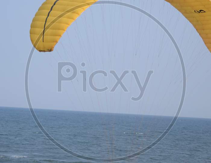 Paragliding or Parasailing