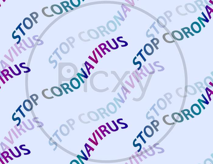 Covid-19-Stop Coronavirus repeat print