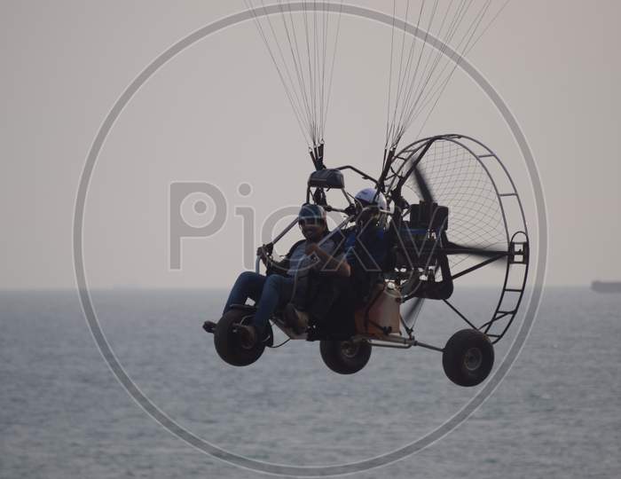 Paragliding at Vizag