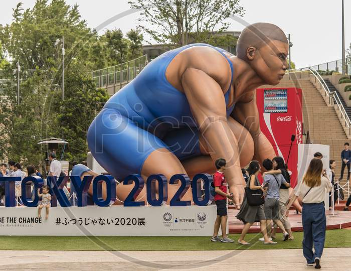 Event "Be the change Tokyo 2020" organized on the theme of the future Olympic Games in Tokyo in 2020.