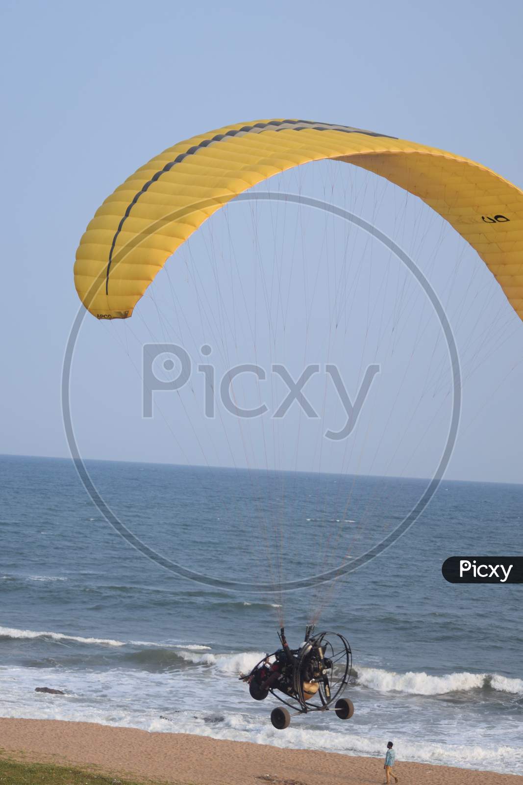Paragliding or Parasailing