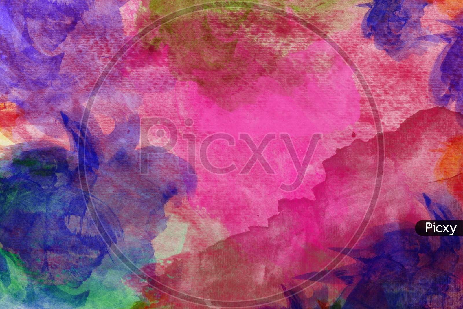 Image of Abstract Colorful Watercolor For Background-MI939243-Picxy