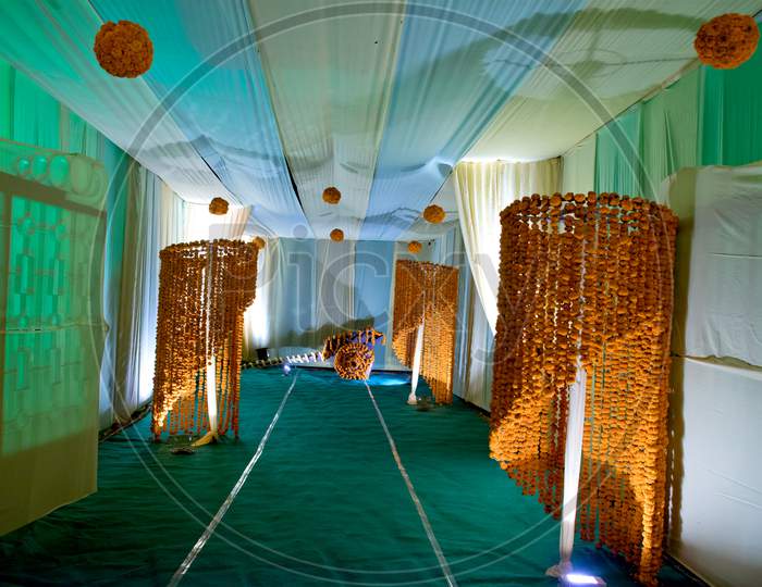 Beautiful Decorated Venues At Indian Weddings And Events
