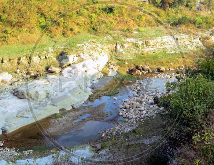 Pound Of River Beas Katoi Kangra Hiamchal Pradesh India