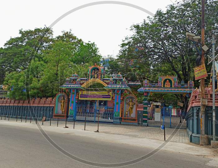 Sri Venkateswara Swamy Temple KPHB Colony During Lockdown amid corona virus Covid 19 outbreak in India