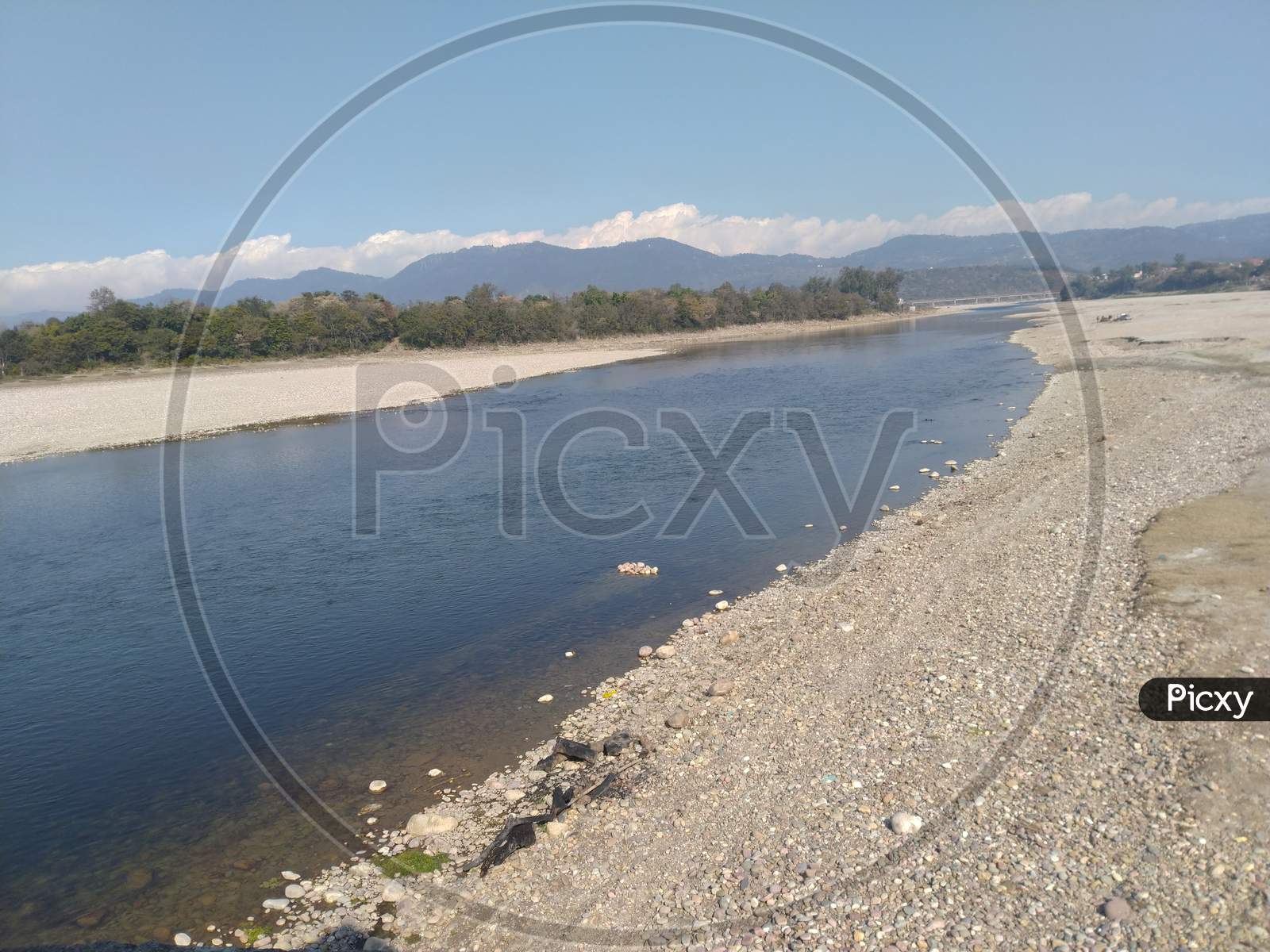 Shoreline Of River Beas India Himachal Pradesh