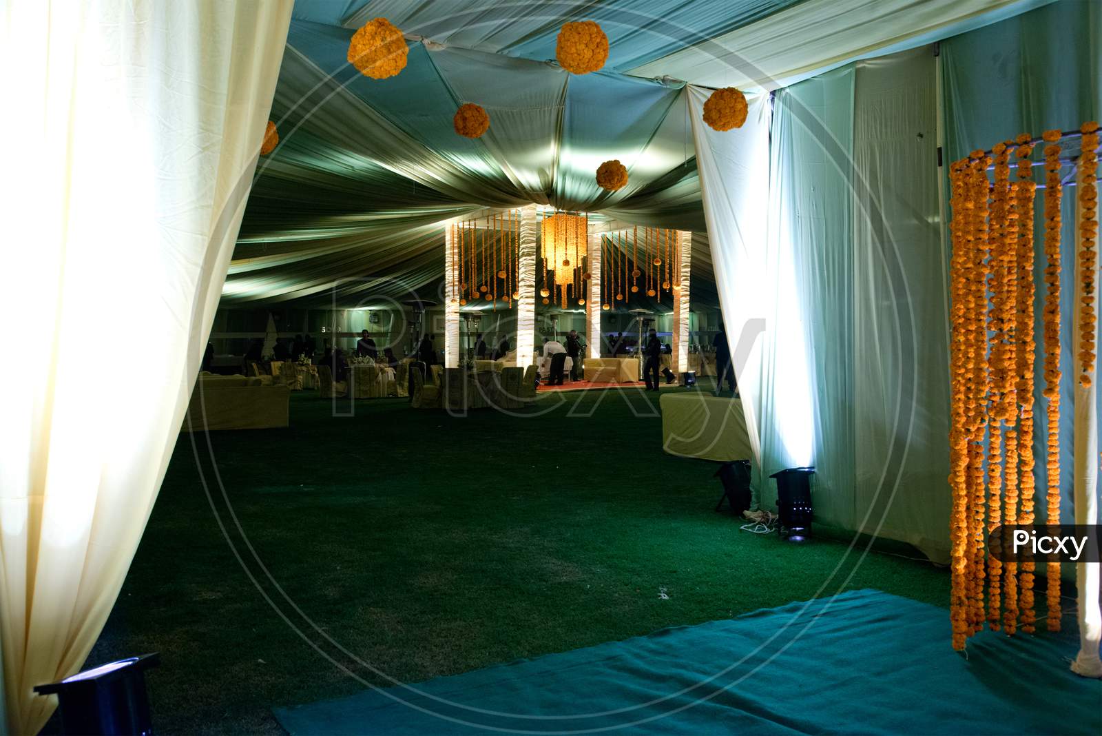 Image of Beautiful Decorated Venues At Indian Weddings And Events